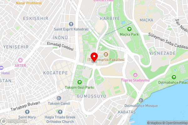 Grand Hyatt Istanbul - Hotel Location Map