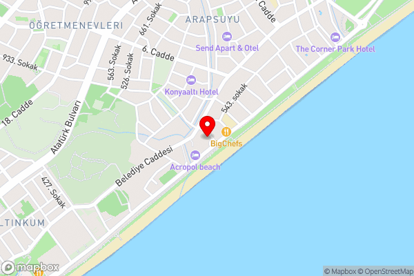 Grand Mir azura Hotel&spa Ultra All Inclusive - Hotel Location Map