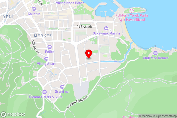 Grand Nar Hotel - Hotel Location Map