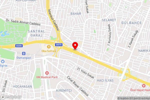 Grand Turkuaz Hotel - Hotel Location Map