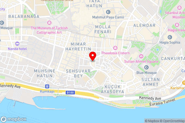 Grand Yavuz Hotel Sultanahmet - Hotel Location Map