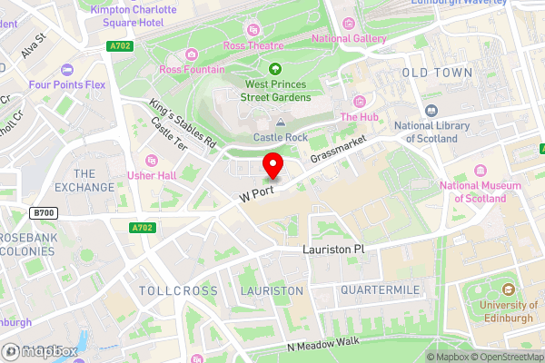 Grassmarket Apartment - Hotel Location Map