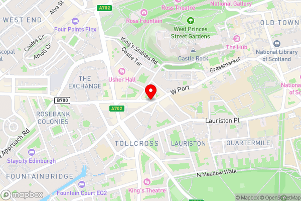 Grassmarket Gem - Hotel Location Map