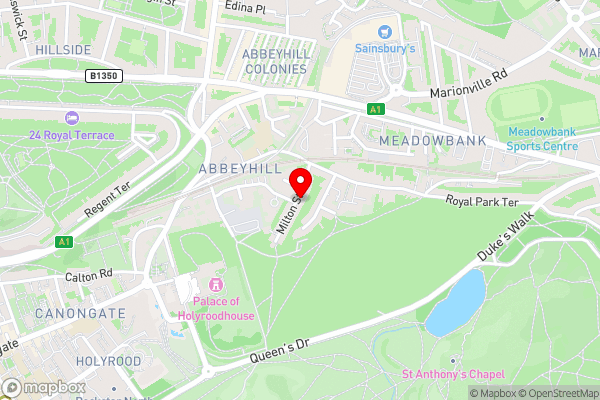 Grassmarket property with parking - Hotel Location Map