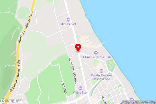 Gravel Hotels Select - Ultra All Inclusive - Hotel Location Map