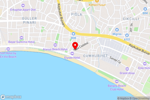 Green Garden City Luxury Apartments - Hotel Location Map