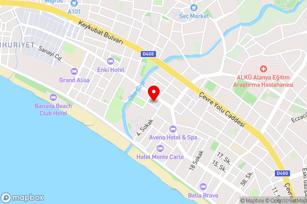 Green Garden Suites Hotel - Hotel Location Map