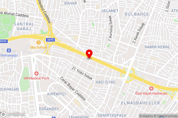 Green Prusa Hotel - Hotel Location Map