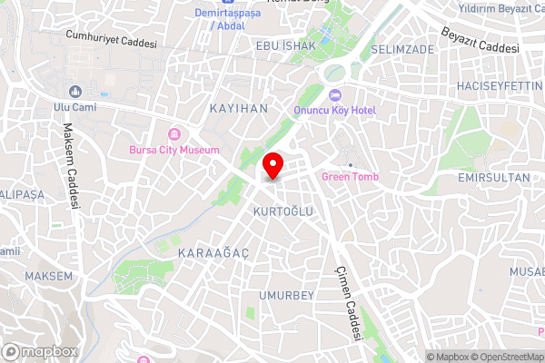 GREEN SUITES BURSA - Hotel Location Map