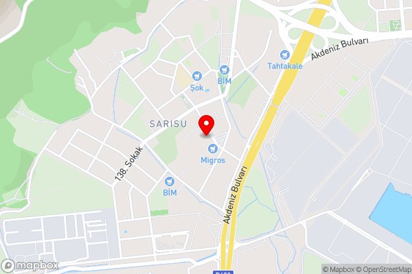 gülerhotelkonyaaltı - Hotel Location Map