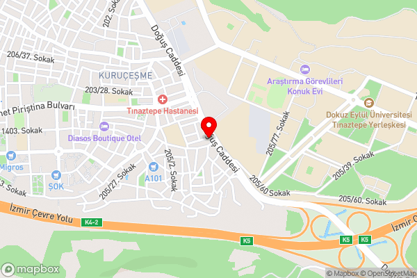 GÜLEROĞLU - Hotel Location Map