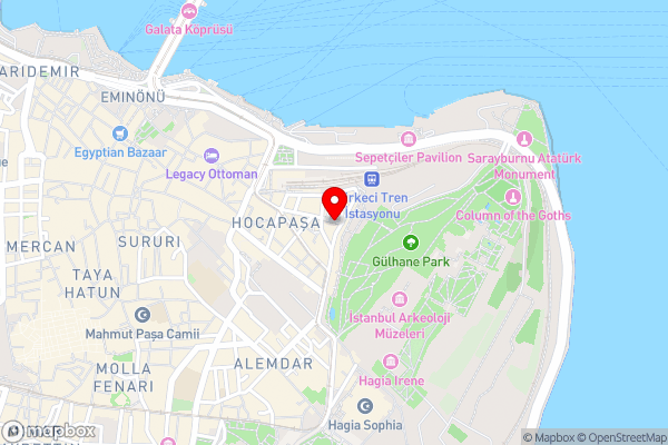 Gülhanepark Hotel & Spa - Hotel Location Map
