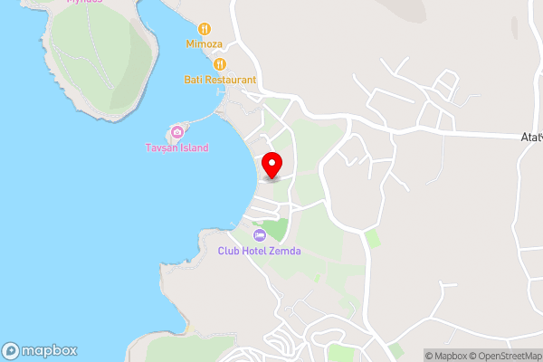 Gümüşlük No3 - Hotel Location Map