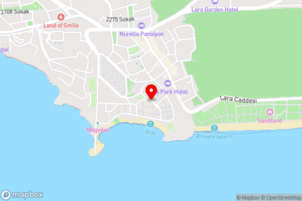 Güneş Villa - Hotel Location Map