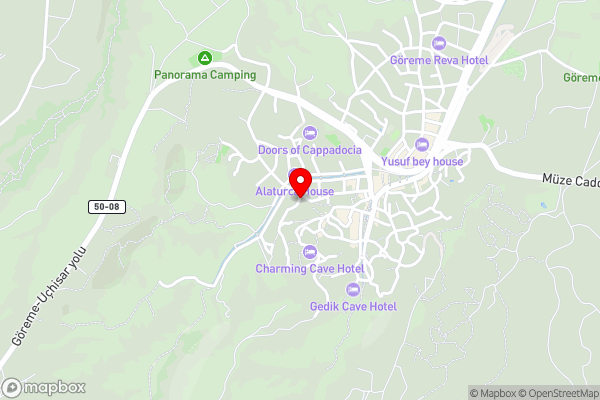 Güven Cave Hotel - Hotel Location Map