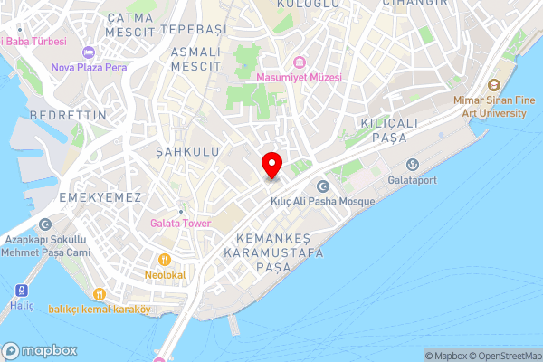 GV Suites Galata - Hotel Location Map