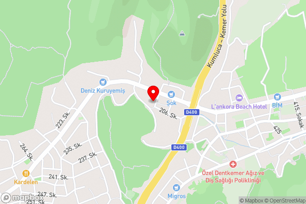 HACI BEY VİLLALARI - Hotel Location Map