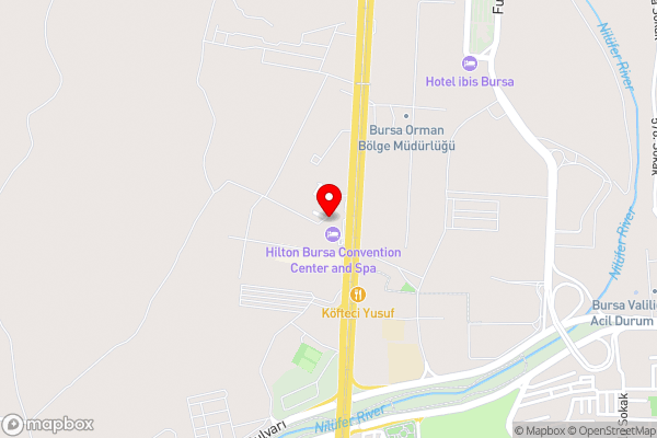 Hampton By Hilton Bursa - Hotel Location Map