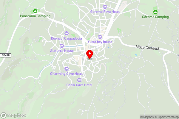 Han Cave Suites - Hotel Location Map