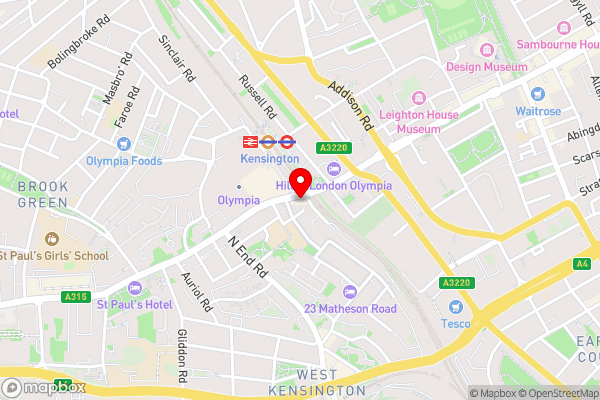 Hand & Flower - Hotel Location Map