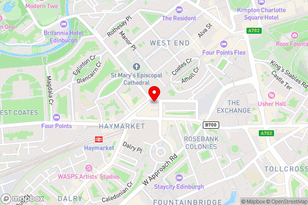 Haymarket Apartments - Hotel Location Map