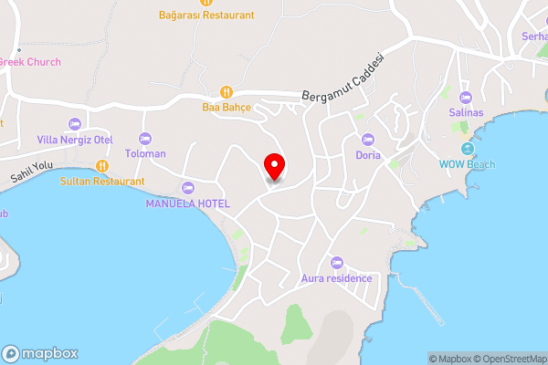 Helis Suites Bitez - Hotel Location Map