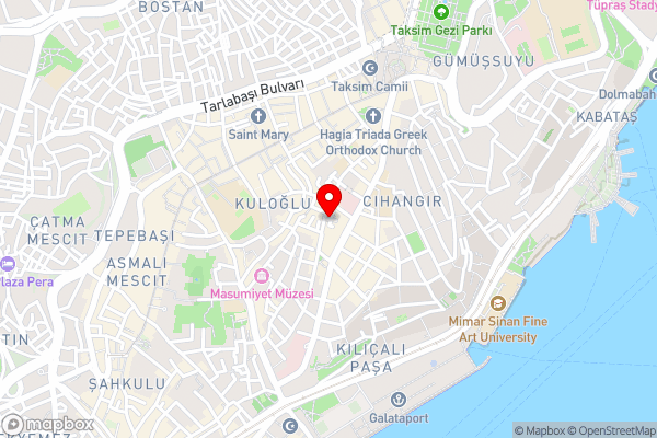 Heristage Istanbul - Hotel Location Map