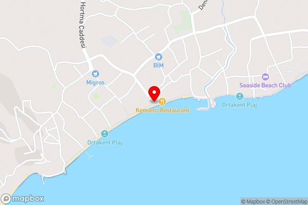 Herodot Beach Otel - Hotel Location Map