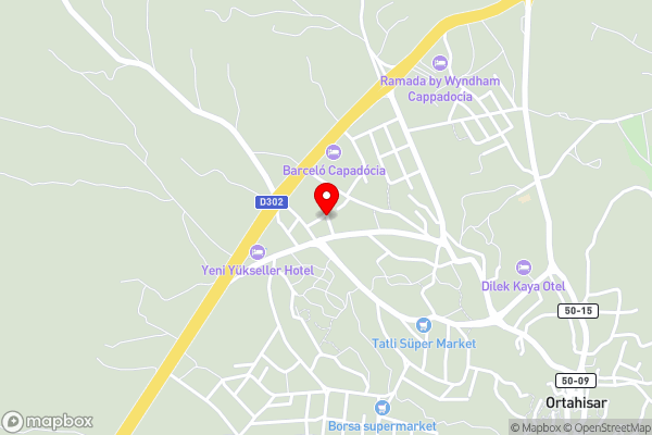 Hibe Dede hotel - Hotel Location Map
