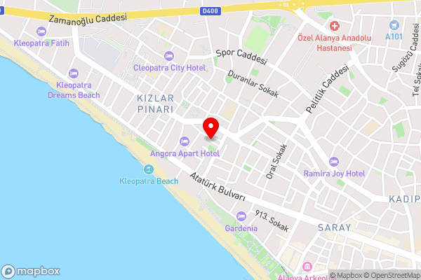 Hildegard Hotel - Hotel Location Map