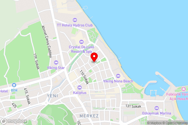 Himeros Beach Hotel - Hotel Location Map