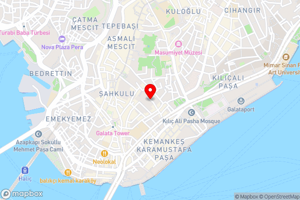 Historic Galata - Hotel Location Map