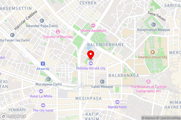 History Hotel - Hotel Location Map