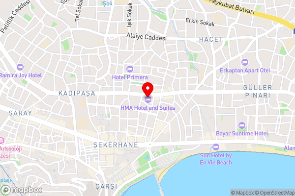 HMA Hotel & Suites - Hotel Location Map