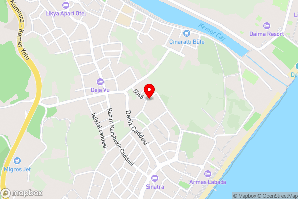 Holiday İn Kemer - Hotel Location Map