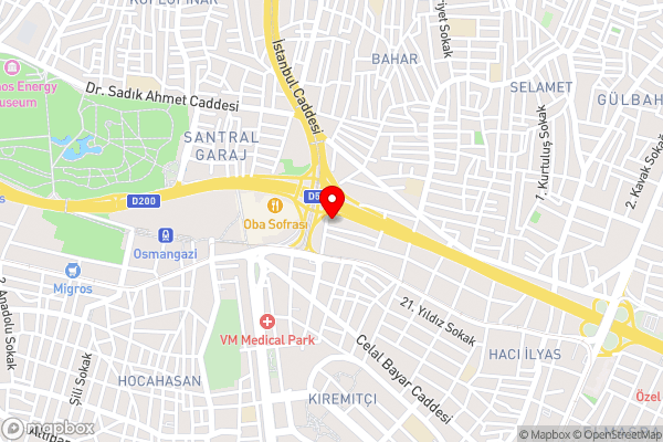 Holiday Inn Bursa - City Centre, an IHG Hotel - Hotel Location Map