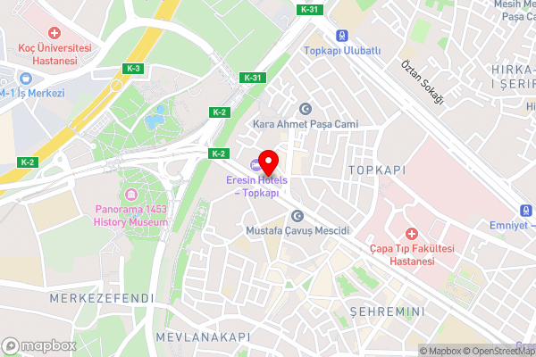 Holiday Inn Istanbul City, an IHG Hotel - Hotel Location Map