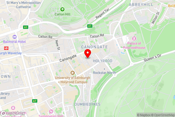 Holyrood Aparthotel - Hotel Location Map