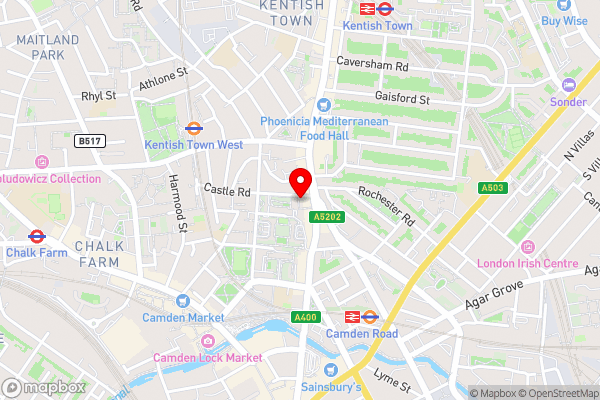 homely – Central London Luxury Apartments Camden - Hotel Location Map