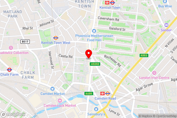 homely – Central London Prestige Apartments Camden - Hotel Location Map