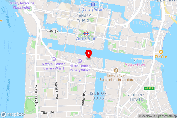 Horizon Canary Wharf Apartments - Hotel Location Map