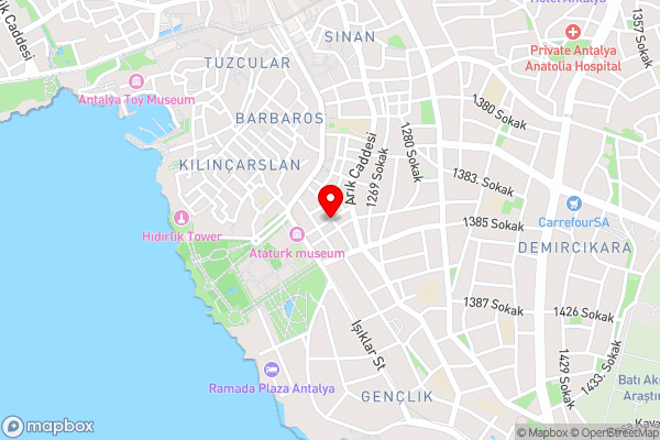 hostel vague - Hotel Location Map