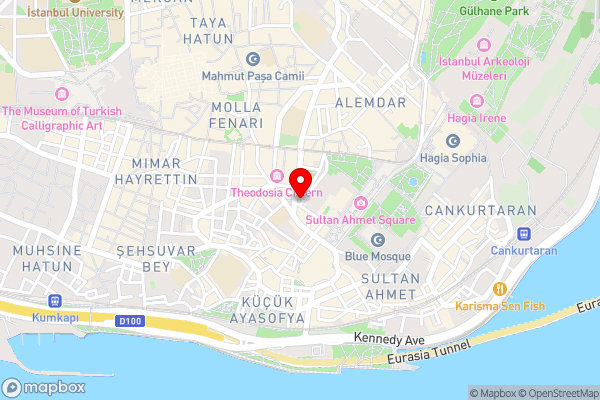 Hotel Arcadia Blue Istanbul - Hotel Location Map
