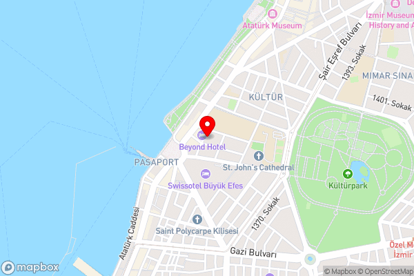 Hotel Beyond - Hotel Location Map