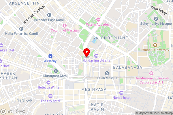 Hotel Bulvar Palas - Hotel Location Map