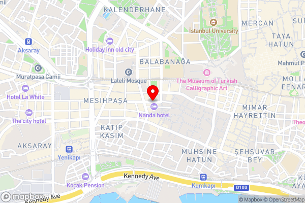 Hotel Buyuk Sahinler - Hotel Location Map
