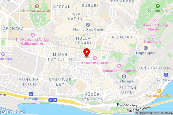 Hotel California - Hotel Location Map