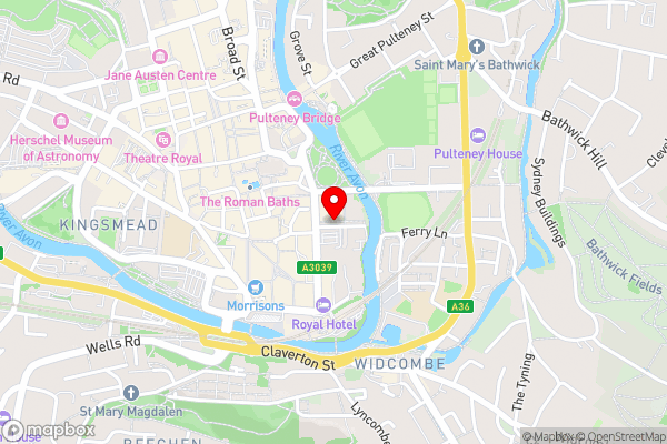 Hotel Indigo - Bath, an IHG Hotel - Hotel Location Map