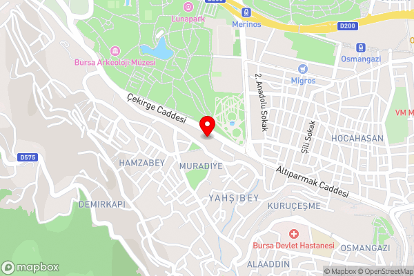 Hotel Kırcı Termal & Spa - Hotel Location Map