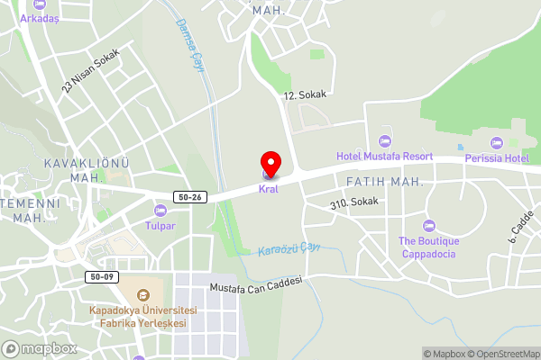 Hotel Kral - Special Category - Hotel Location Map